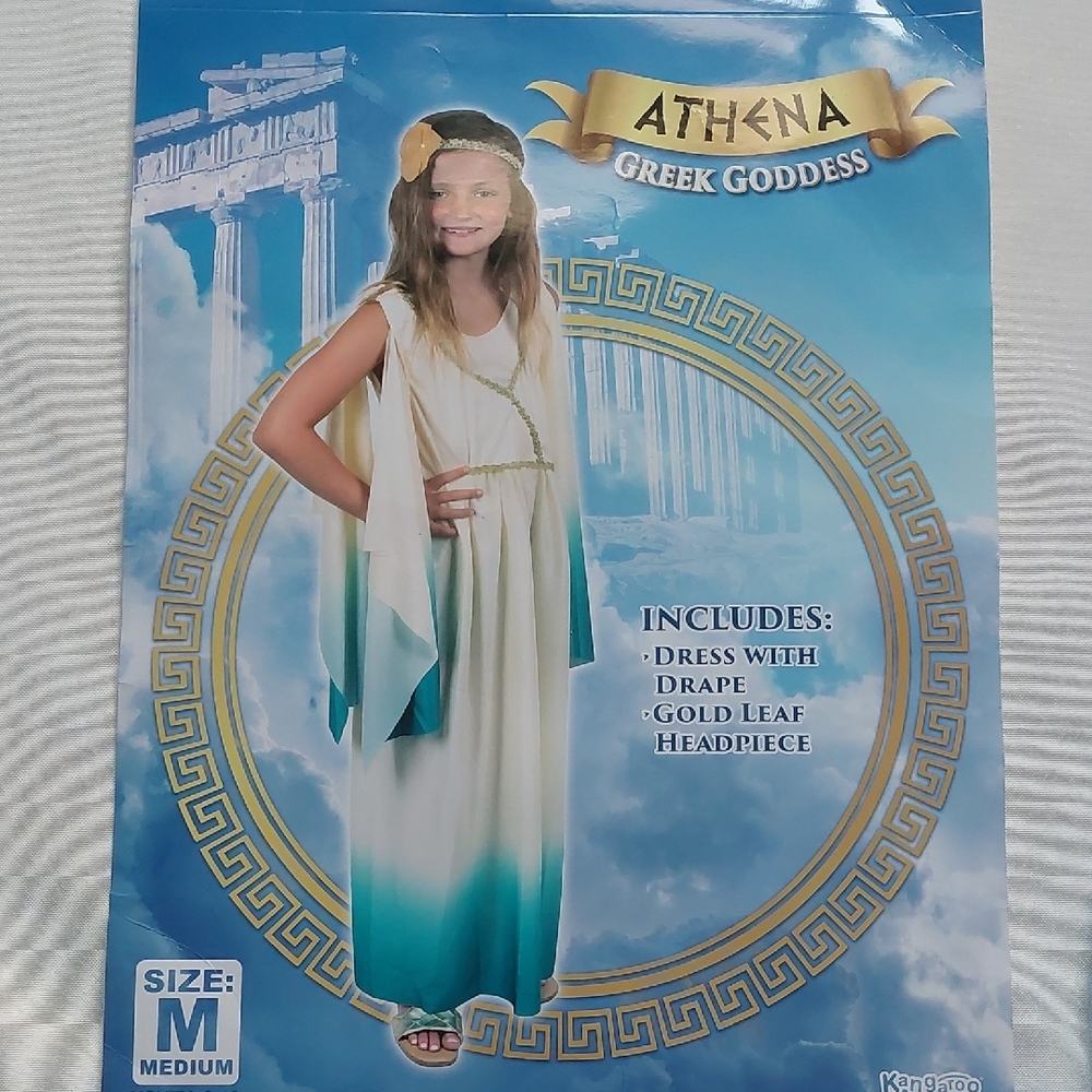 Kangaroo Halloween Costumes -‎ Greek Goddess Athena Costume, Youth Medium 8-10